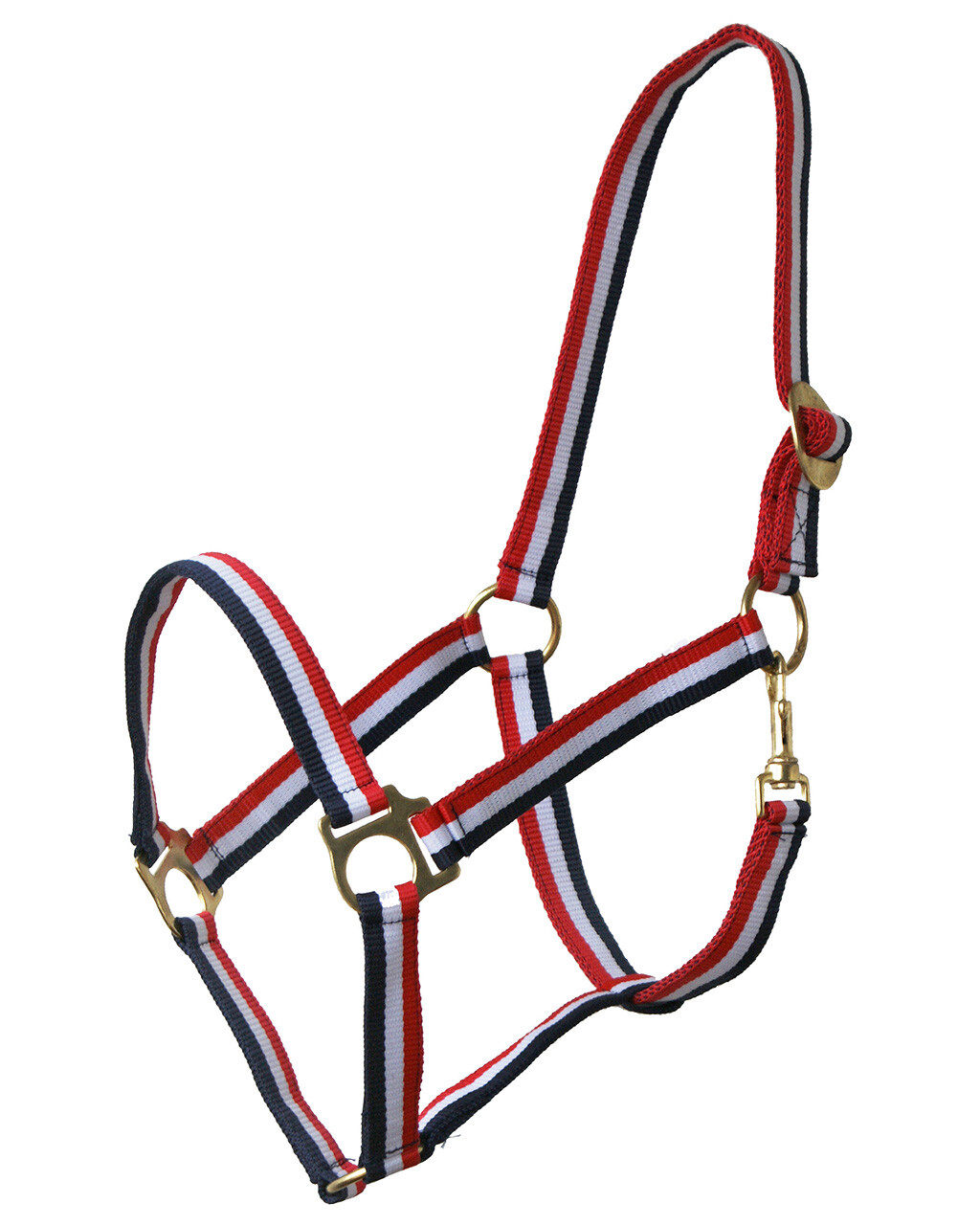 Head collar Red/White/Blue