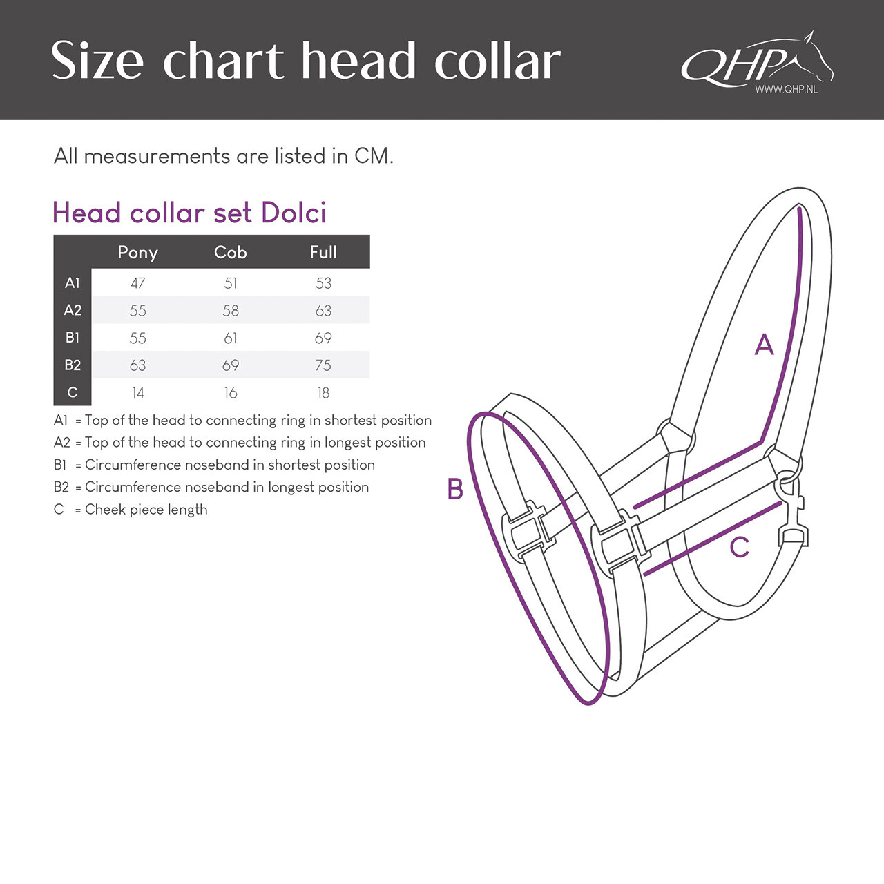 Head collar set Dolci