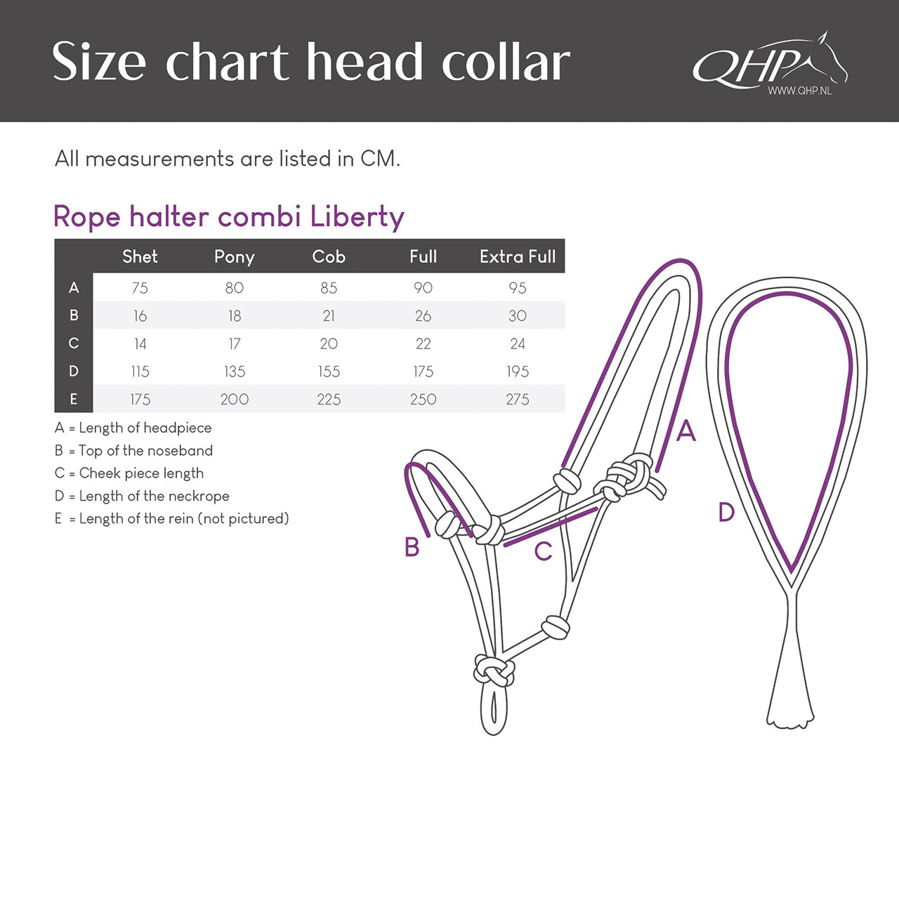 Rope halter combi Liberty