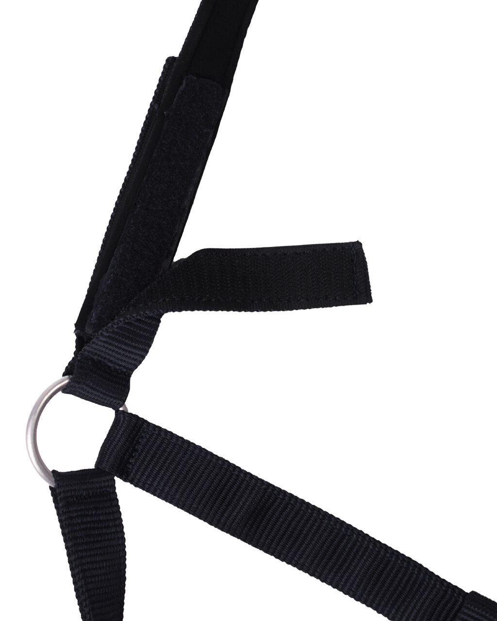 Bezpečnostní ohlávka na suchý zip QHP, černá