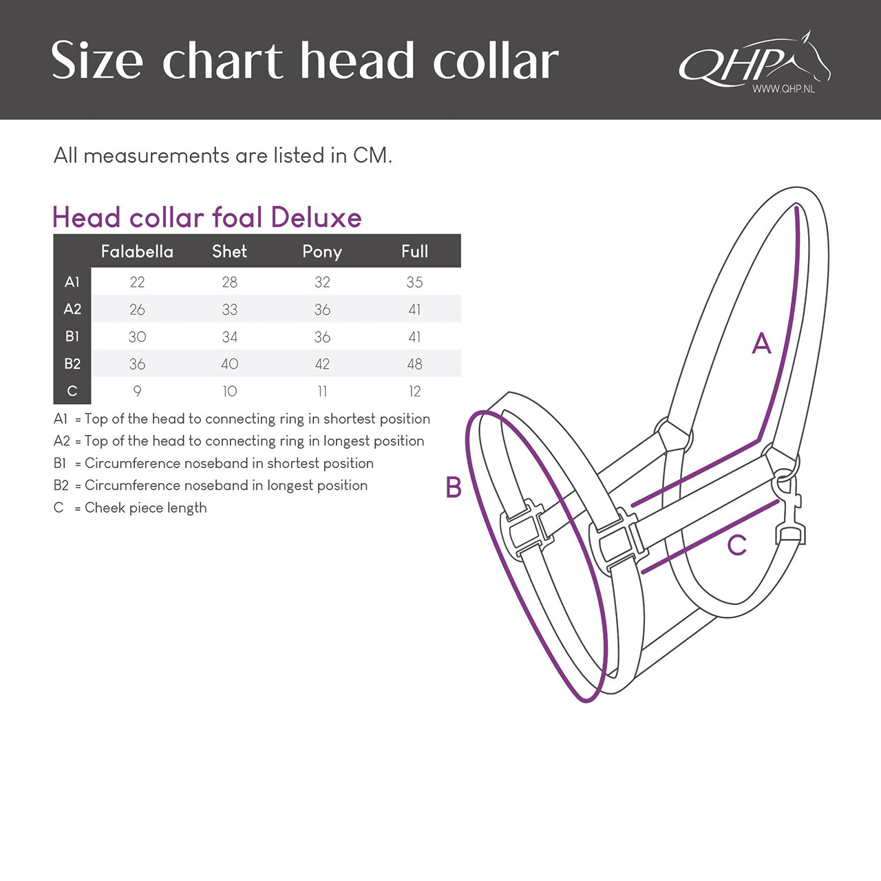 Head collar foal Deluxe