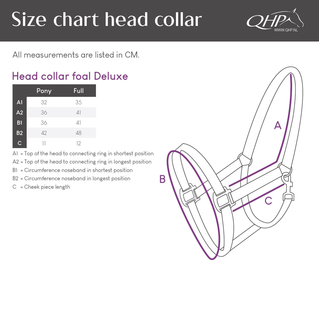 Head collar foal Deluxe