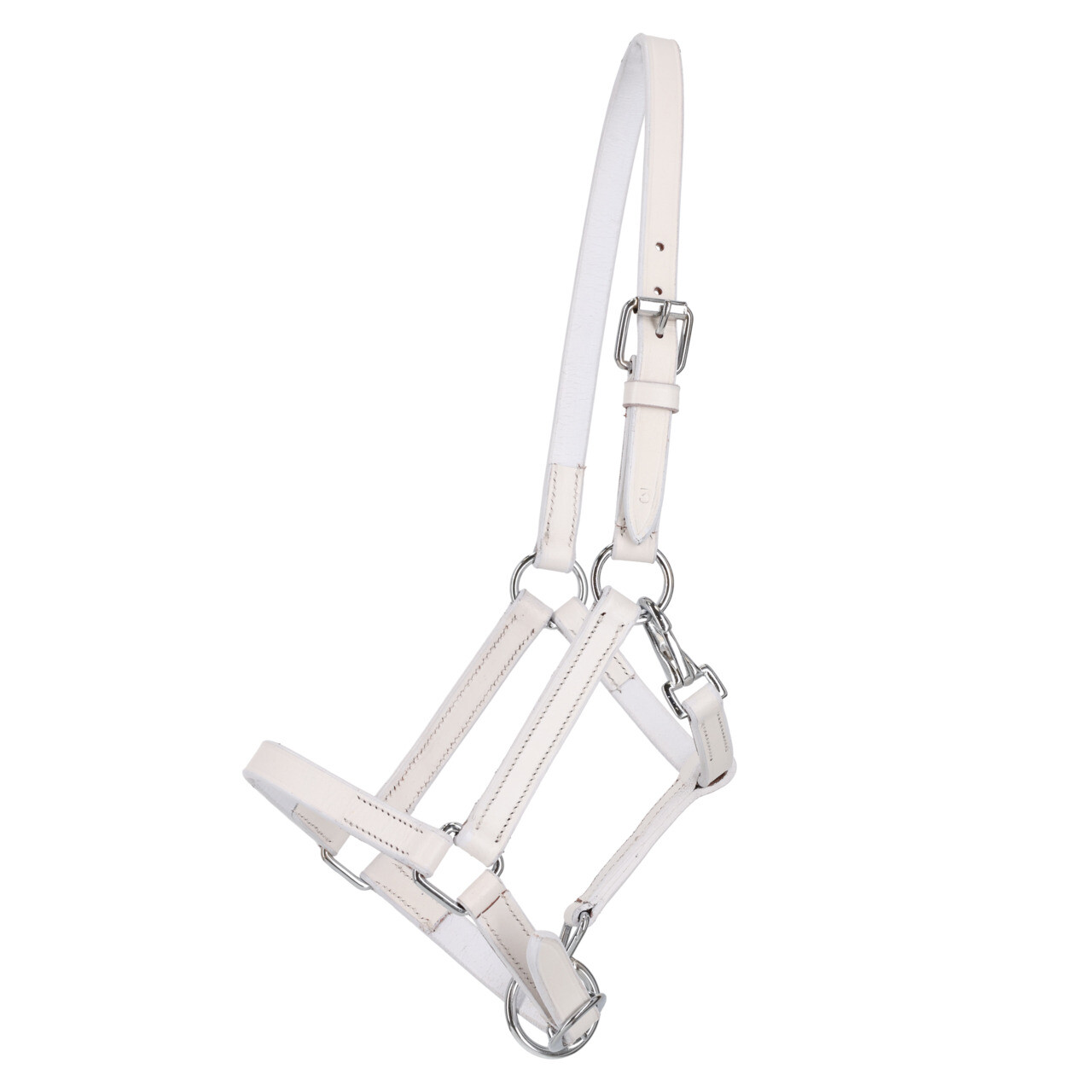 Head collar foal leather with clip