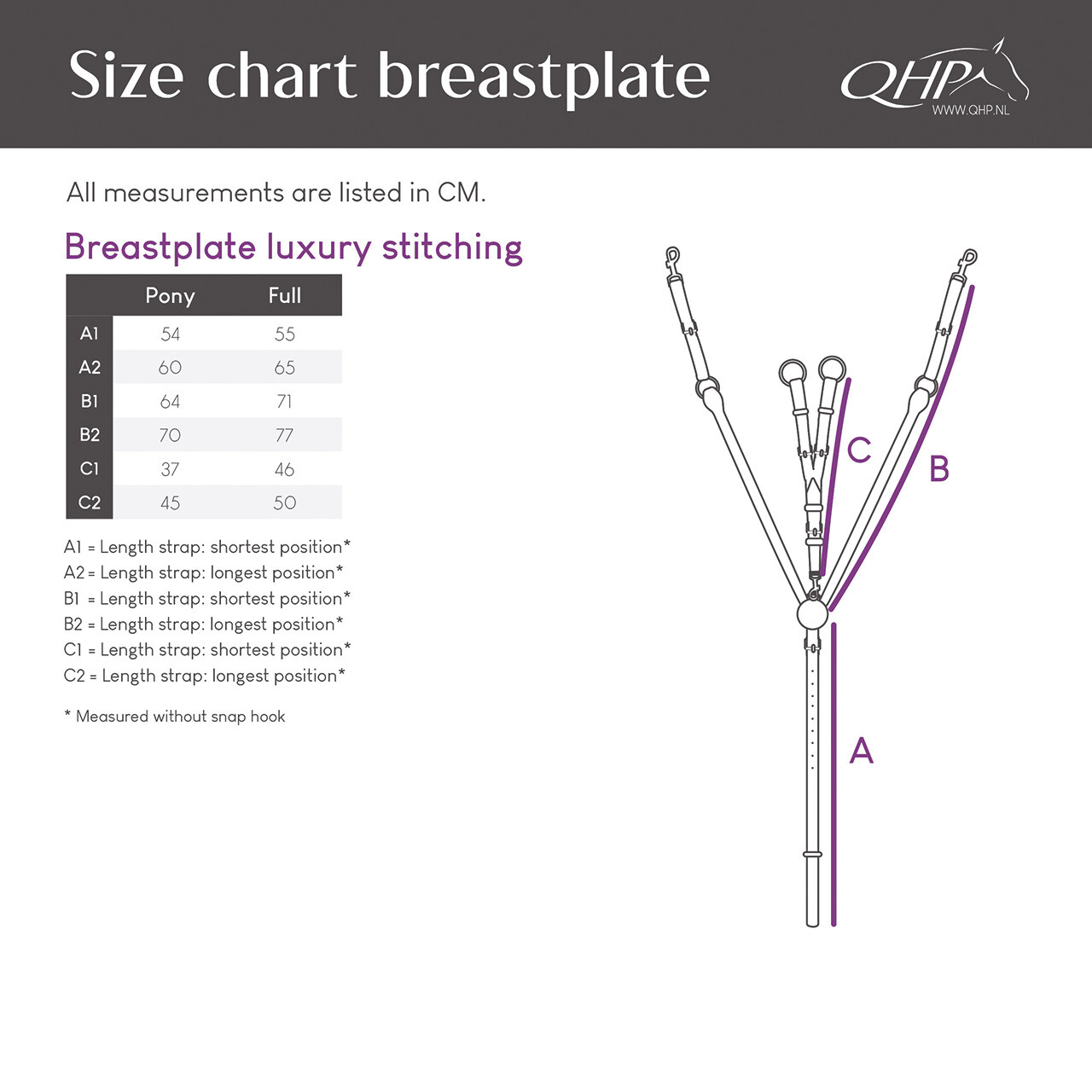Breastplate luxury stitching