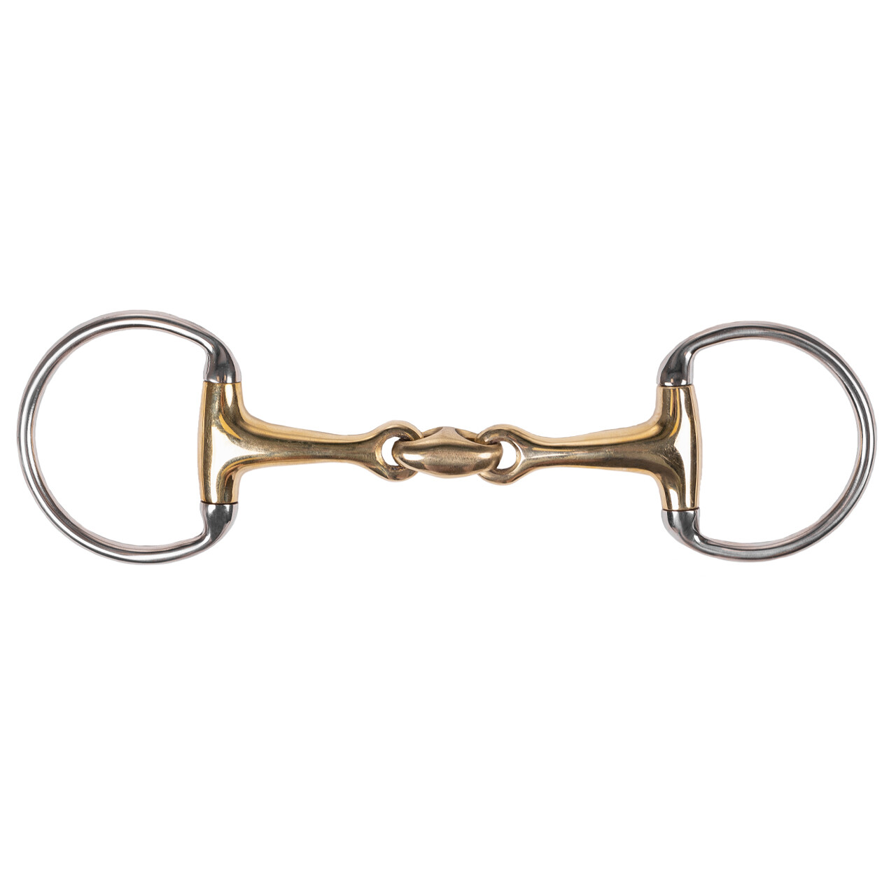 Eggbutt bit double jointed German Argentan