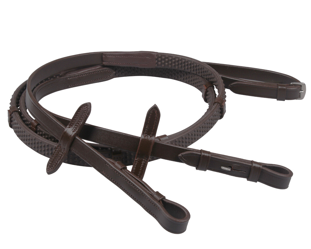 Rein rubber soft with stops