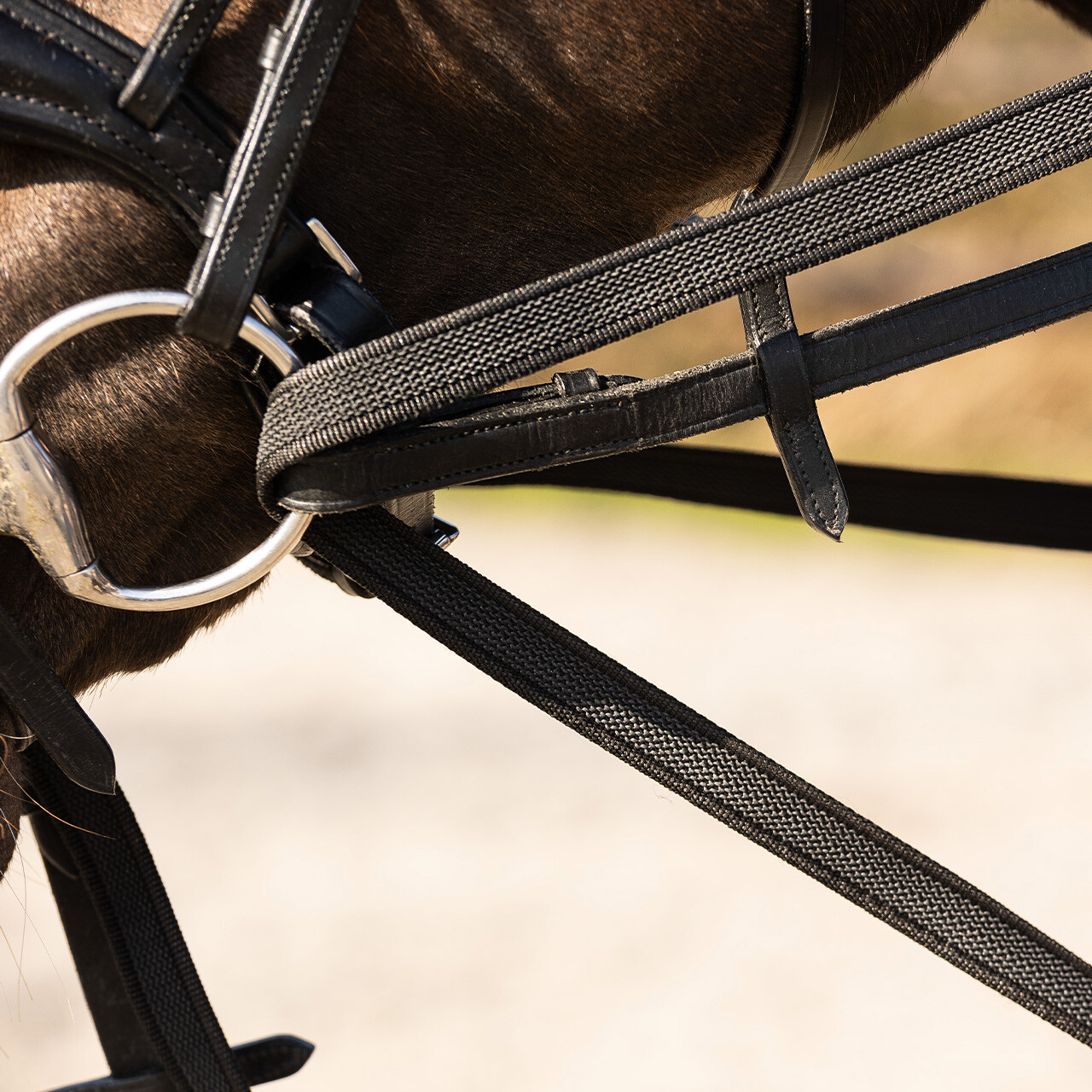 Draw reins Basic pro anti-slip