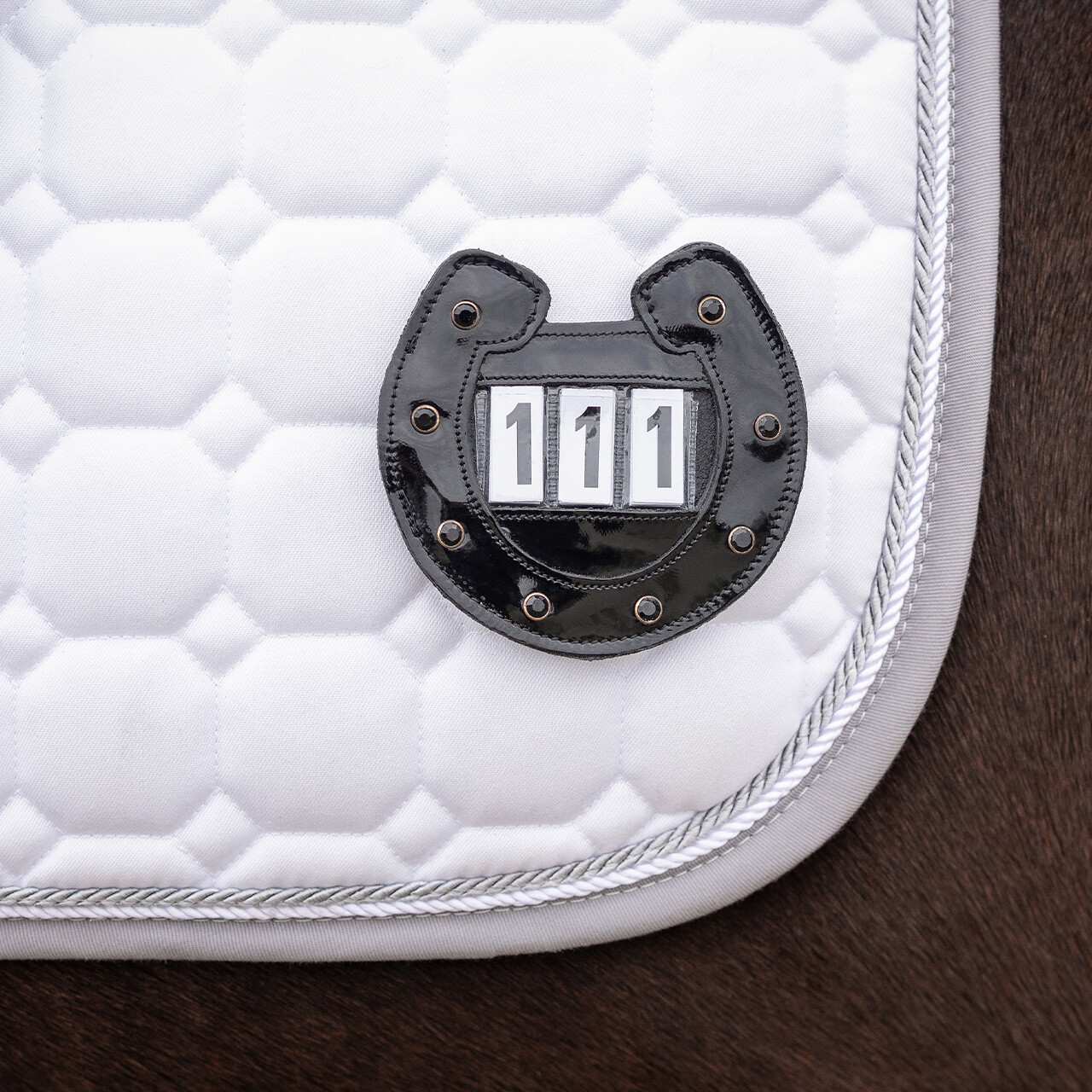 Number holder Horseshoe