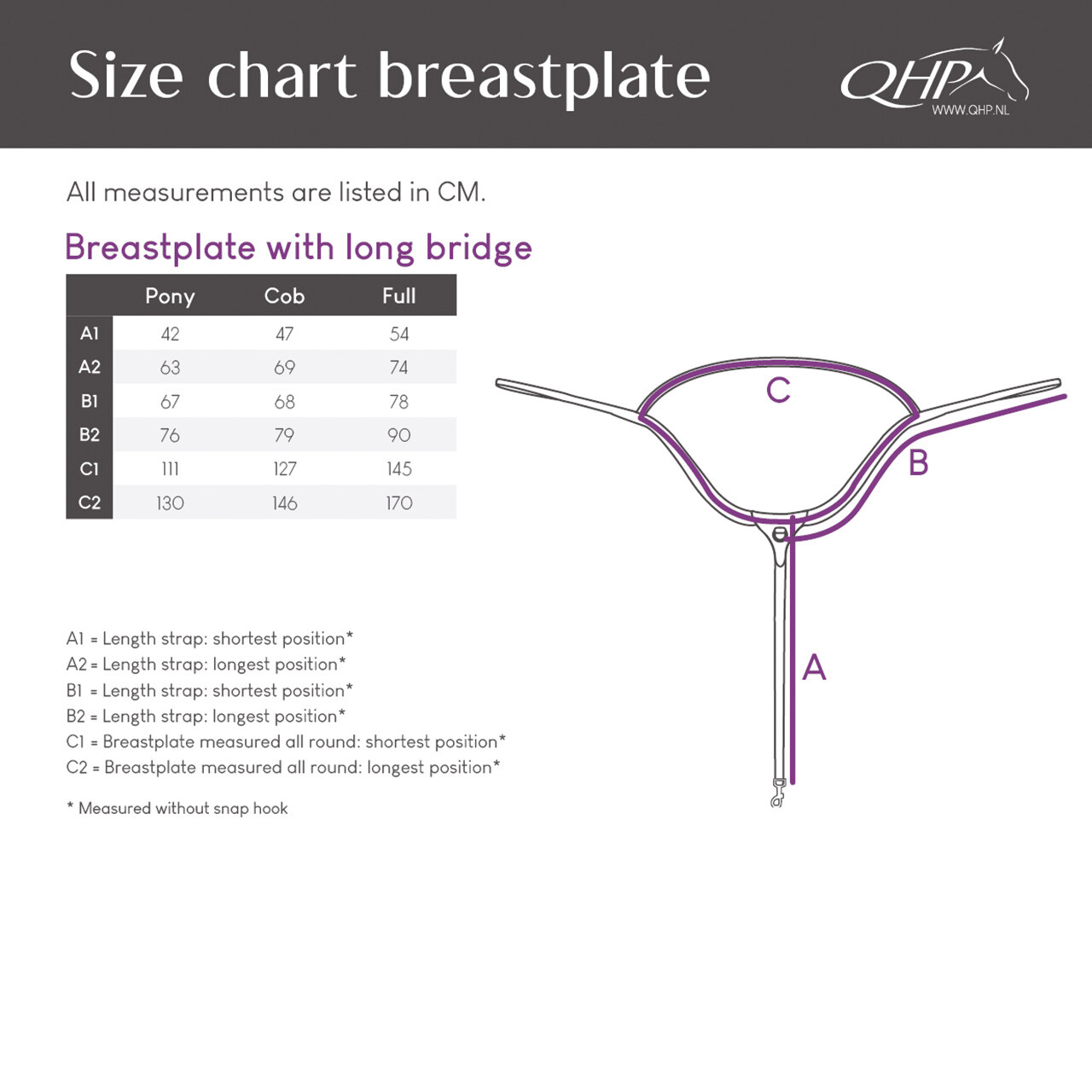 Breastplate with long bridge