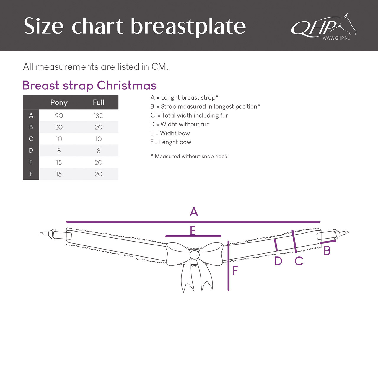 Breast strap Christmas