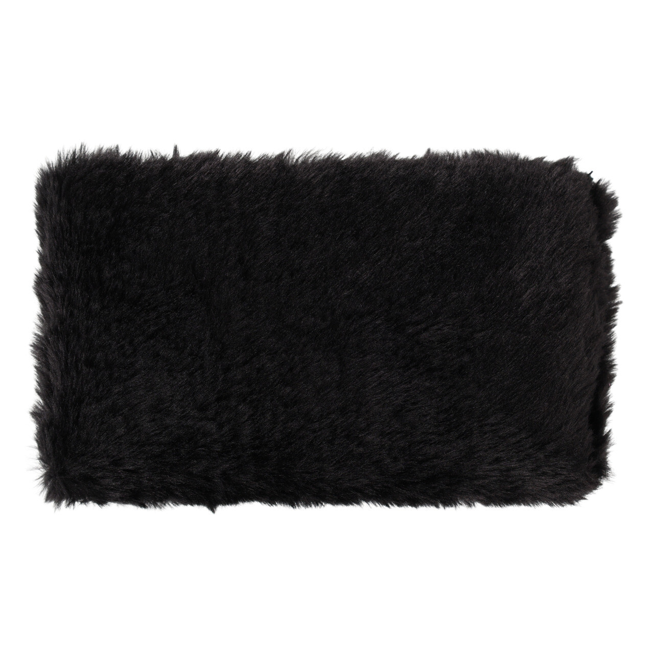 Curb chain protector fake fur