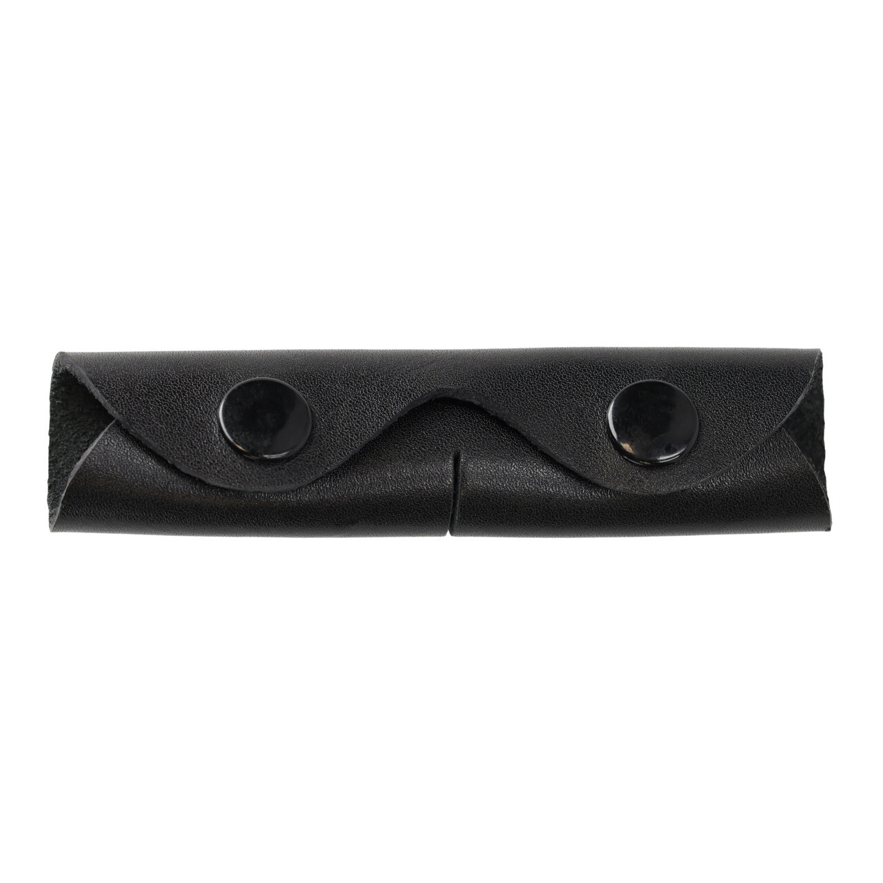 Curb chain protector leather
