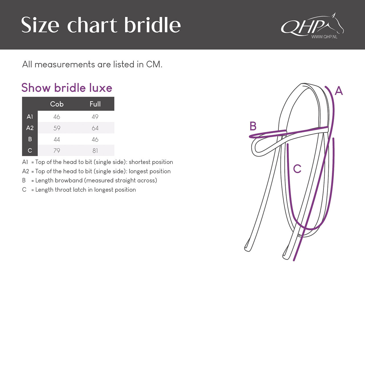 Show bridle Luxe
