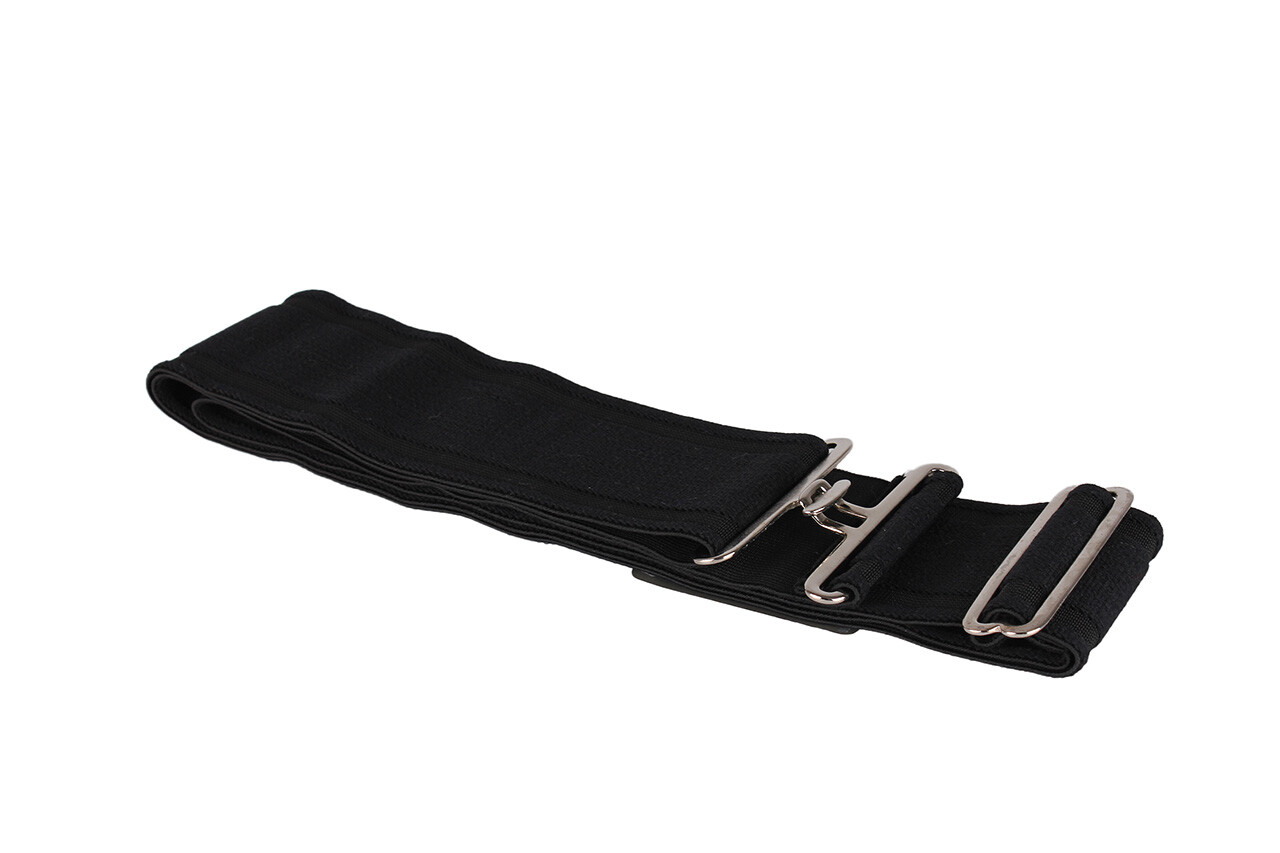 Elasticized rug strap