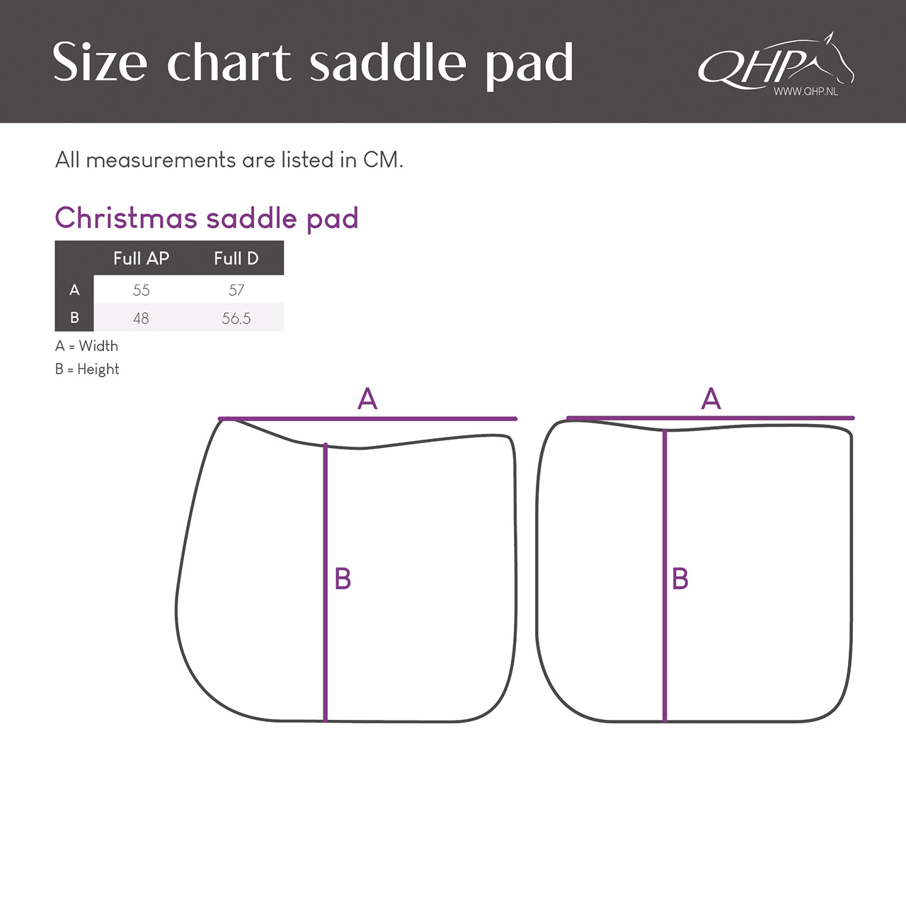 Christmas saddle pad