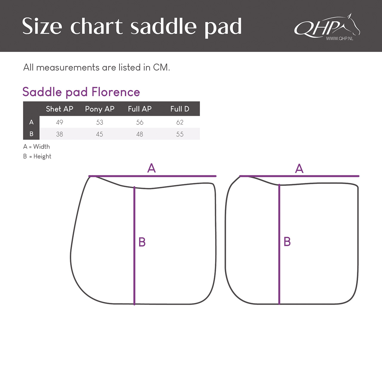 Saddle pad Florence