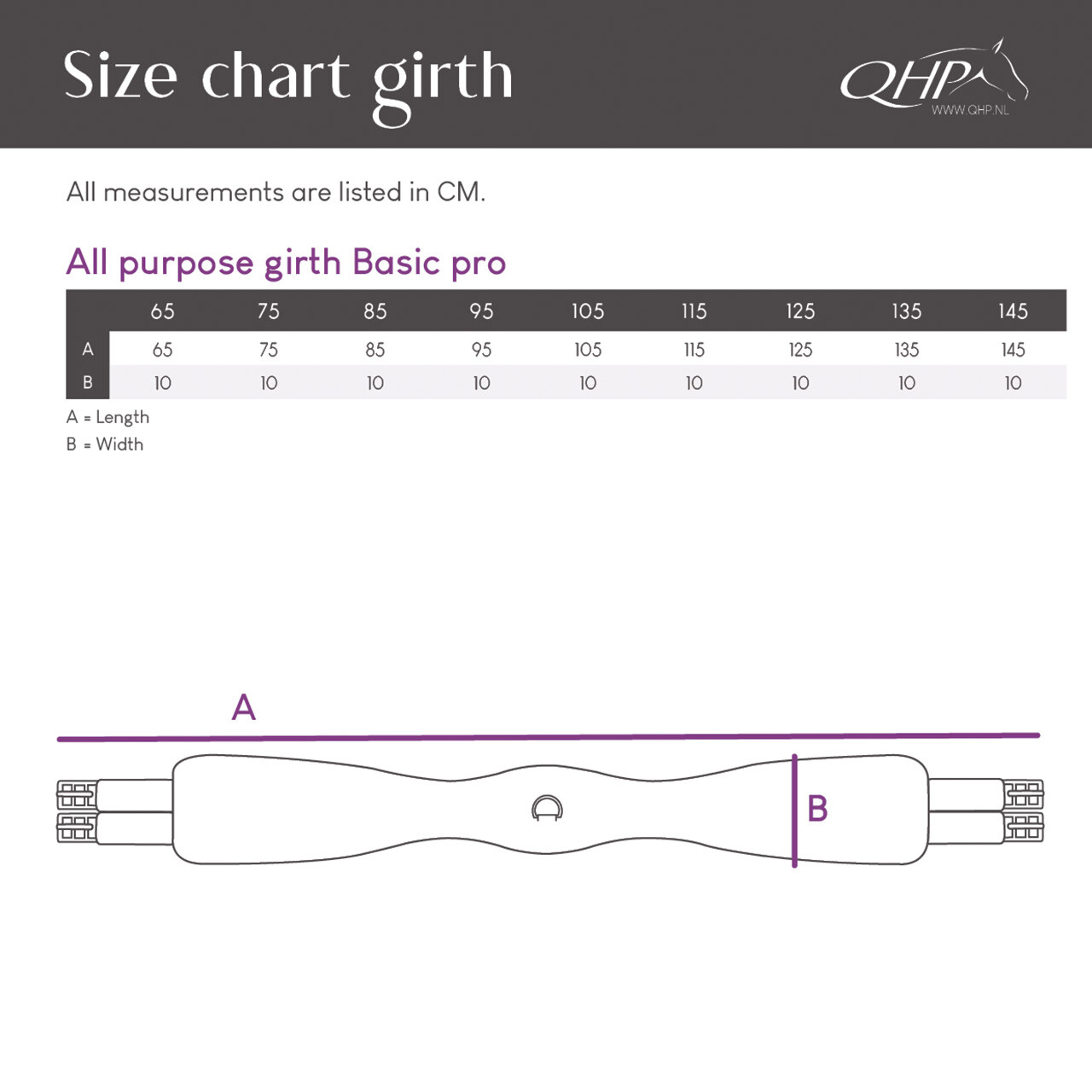 All purpose girth Basic pro