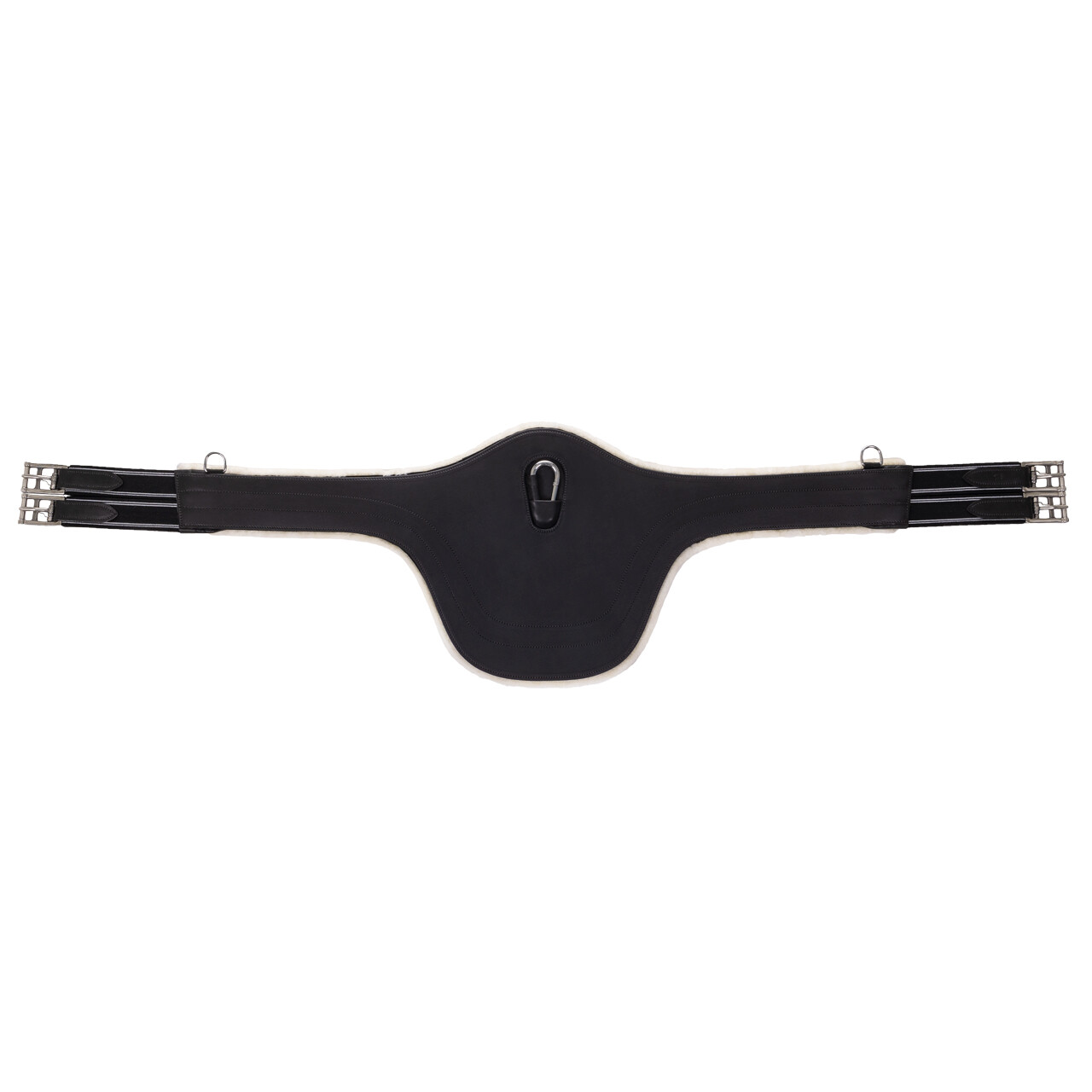Belly guard girth with removable fur