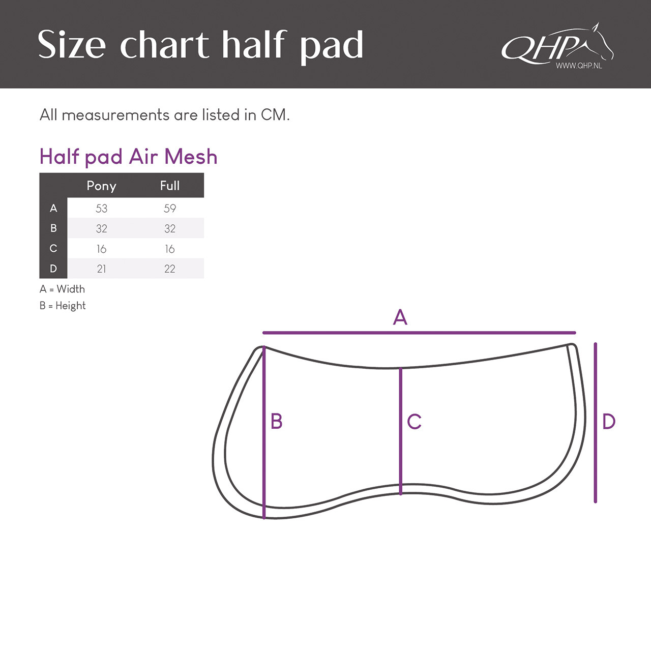 Half pad Air Mesh
