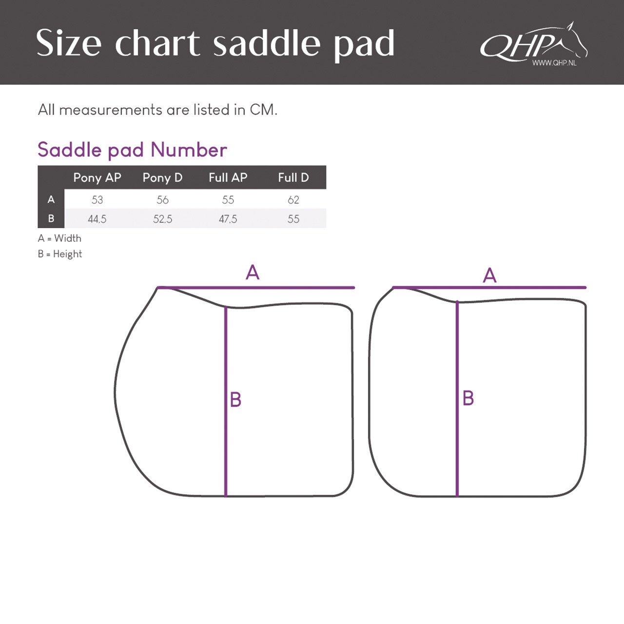 Saddle pad Number