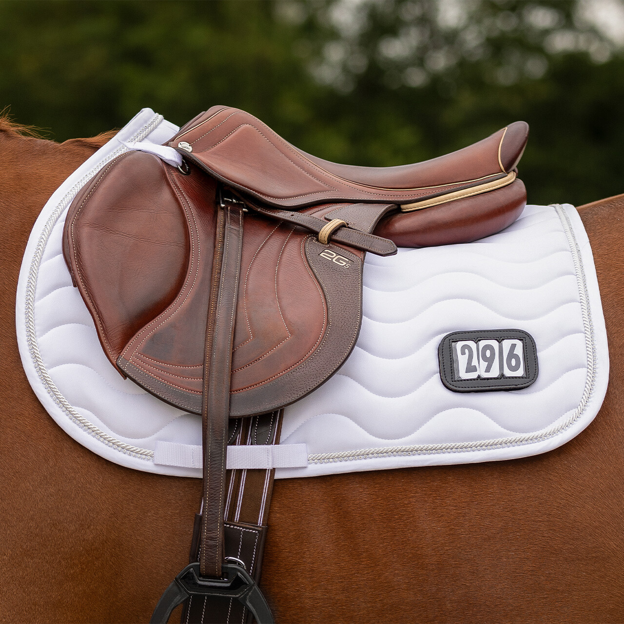 Saddle pad Number