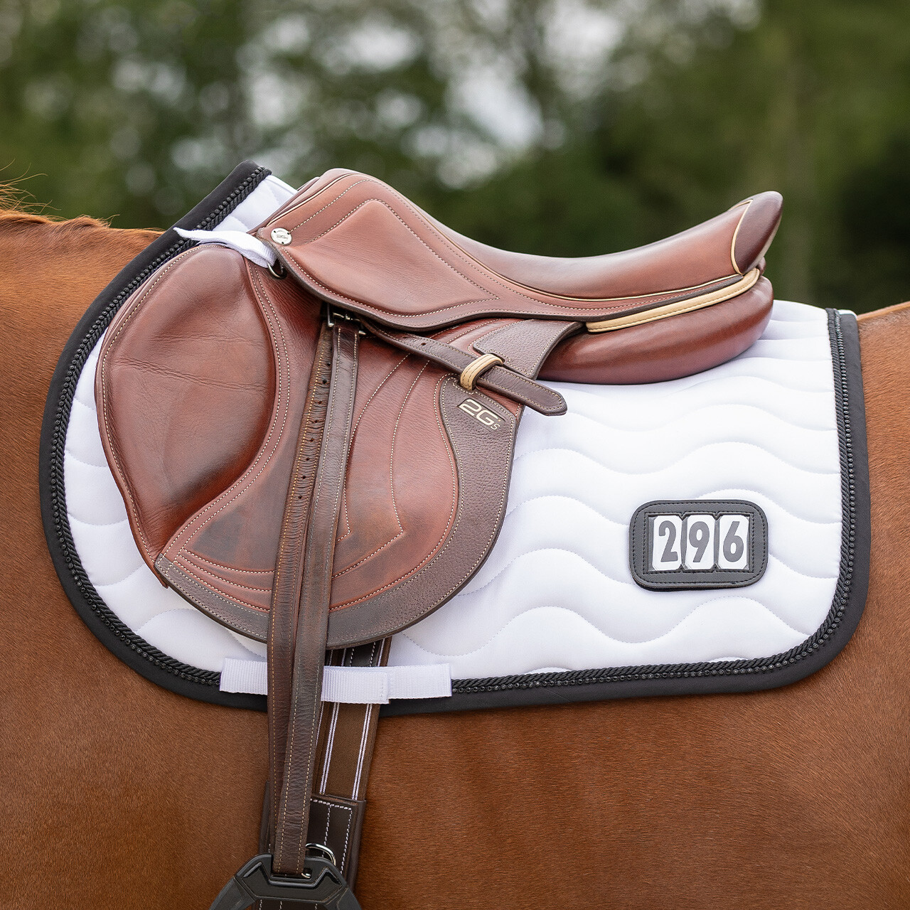 Saddle pad Number