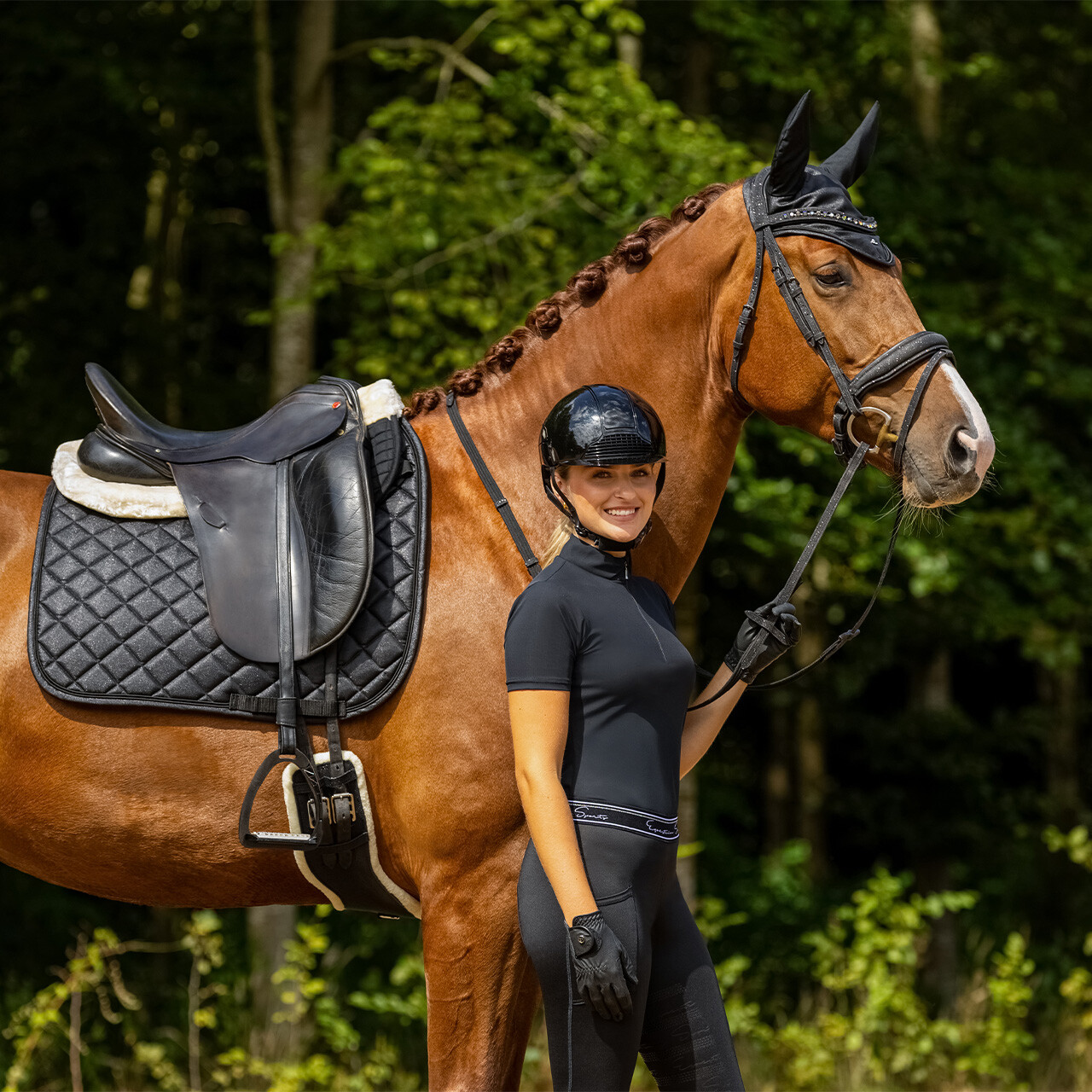 Dressage girth Glitter
