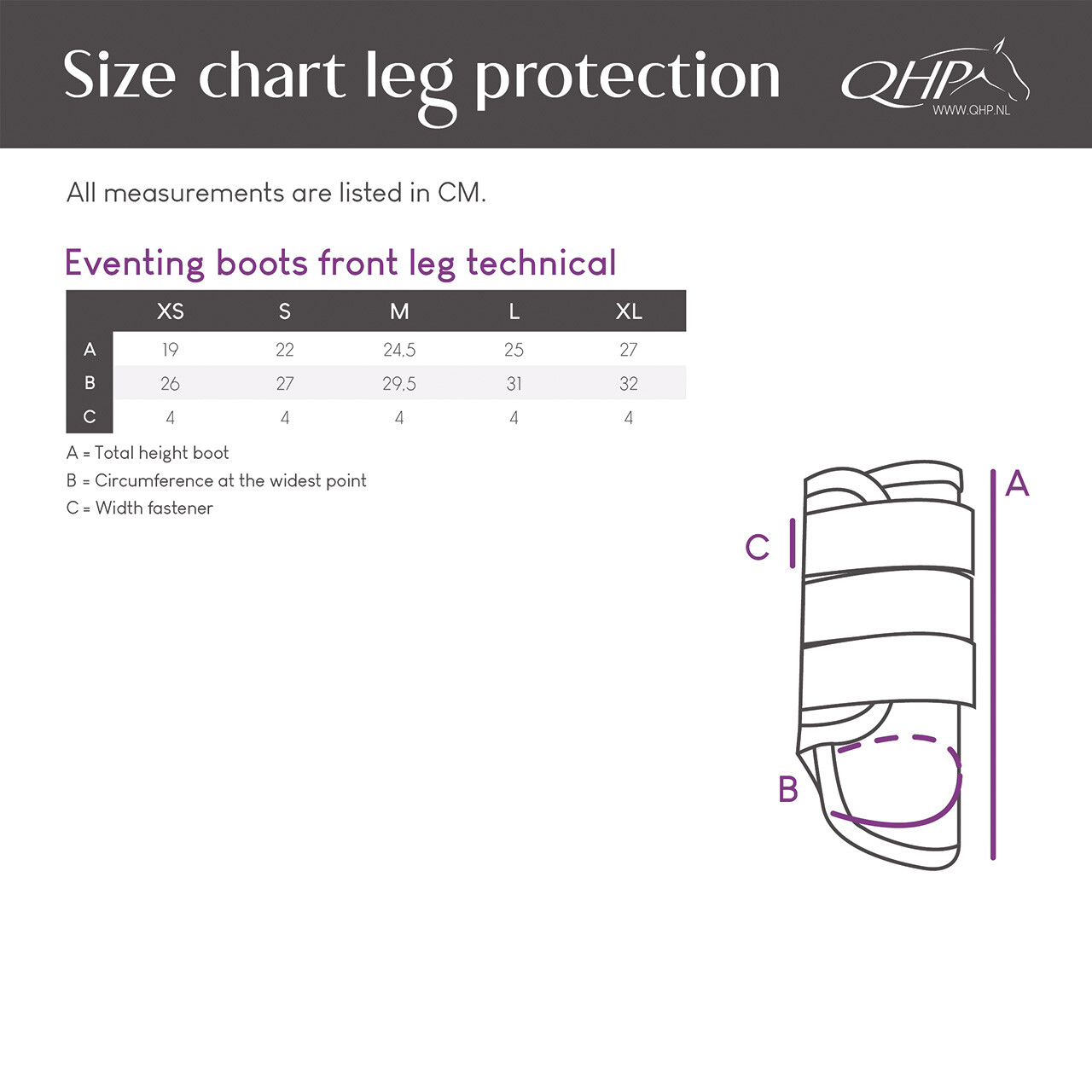Eventing boots front leg technical