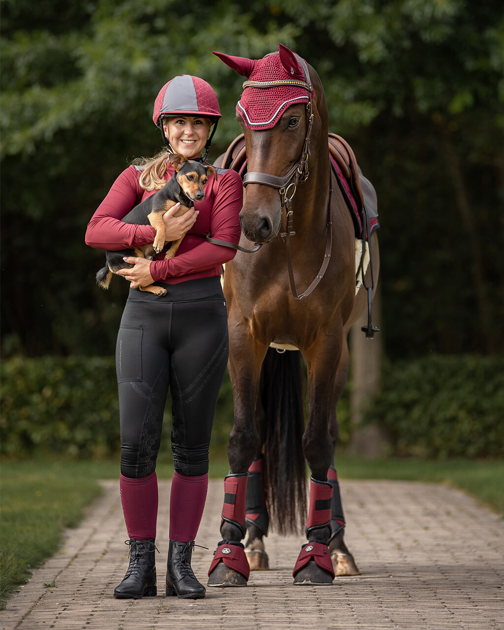 Eventing boots front leg technical