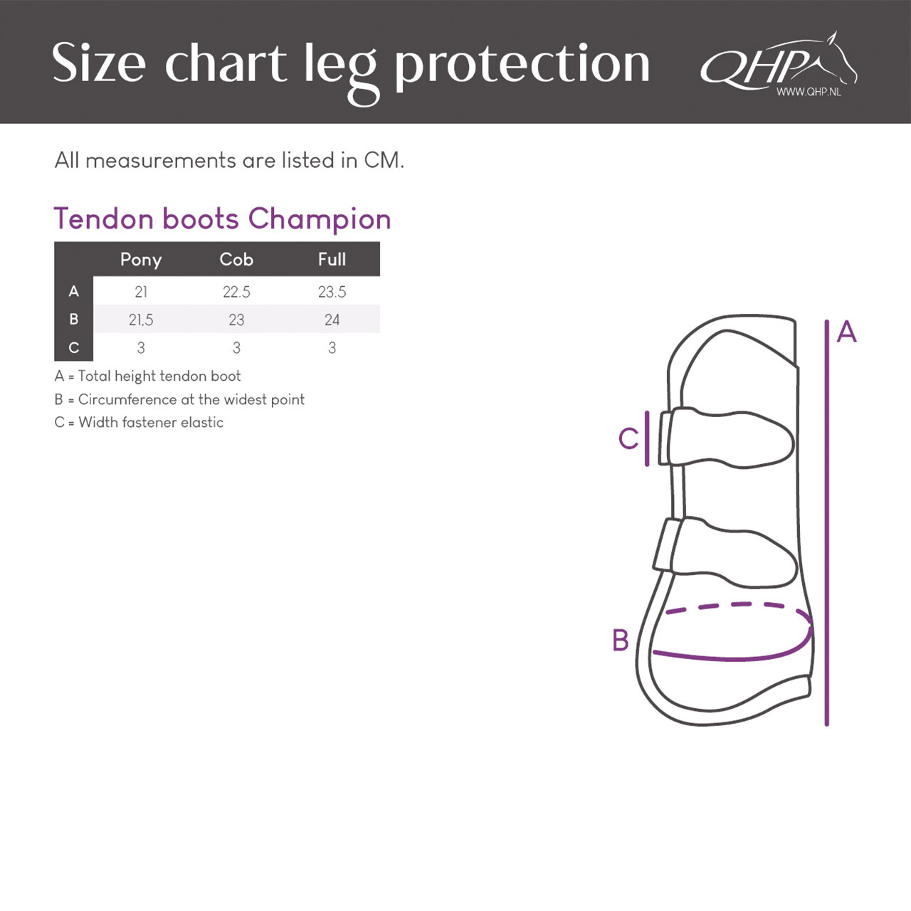 Tendon boots Champion