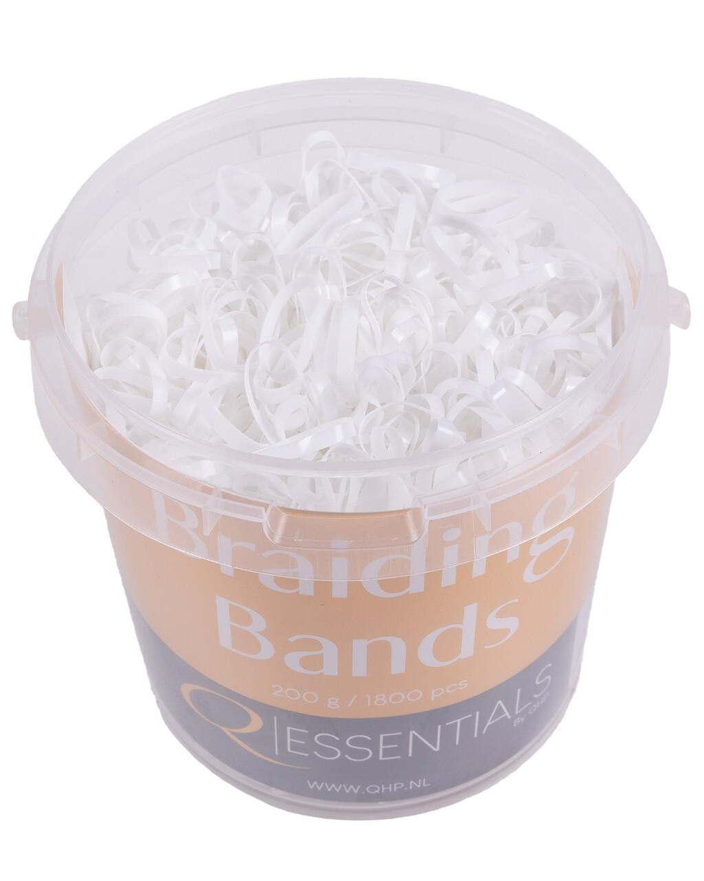 Rubber braiding bands wide bucket