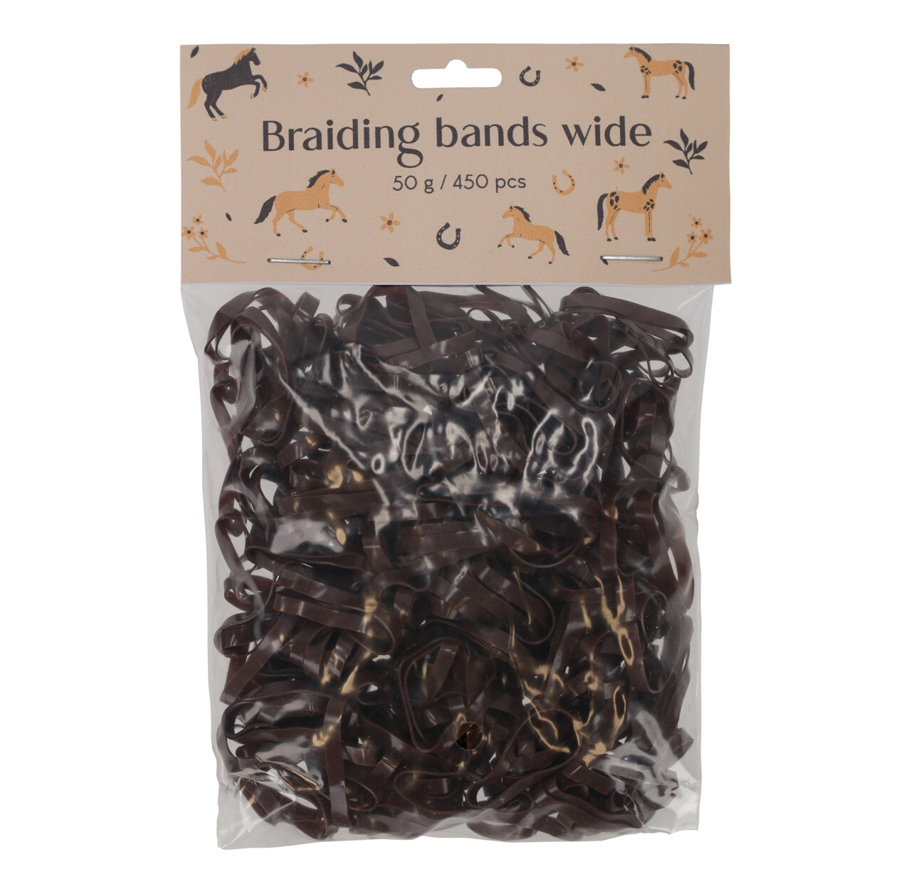 Rubber braiding bands wide