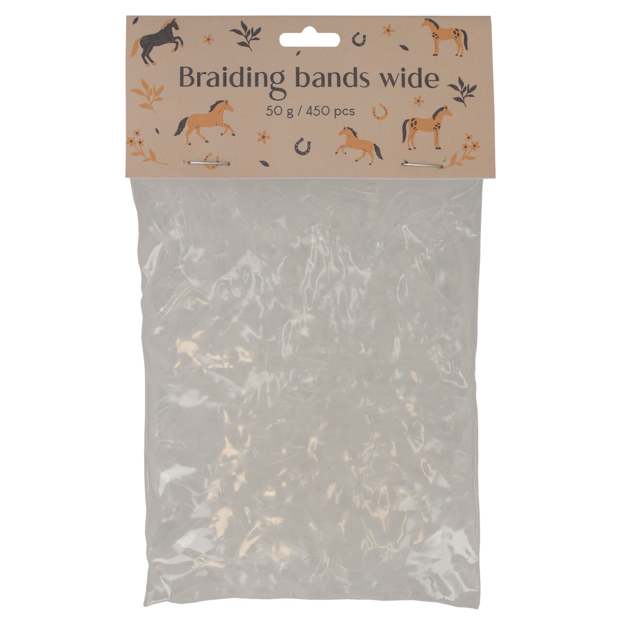 Rubber braiding bands wide