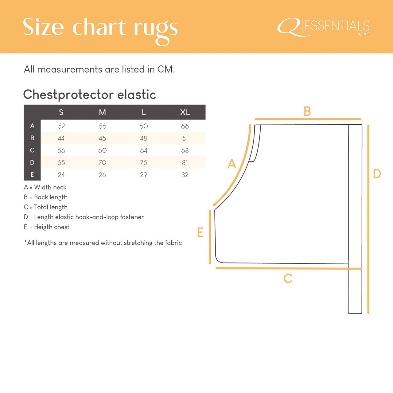 Chest protector elastic