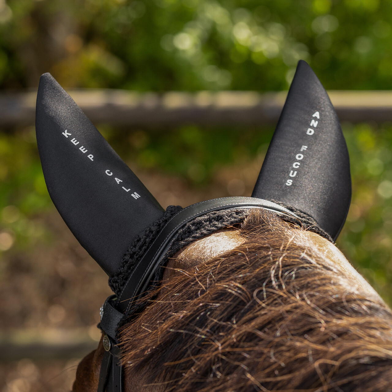 Ear net 'Keep calm and focus'