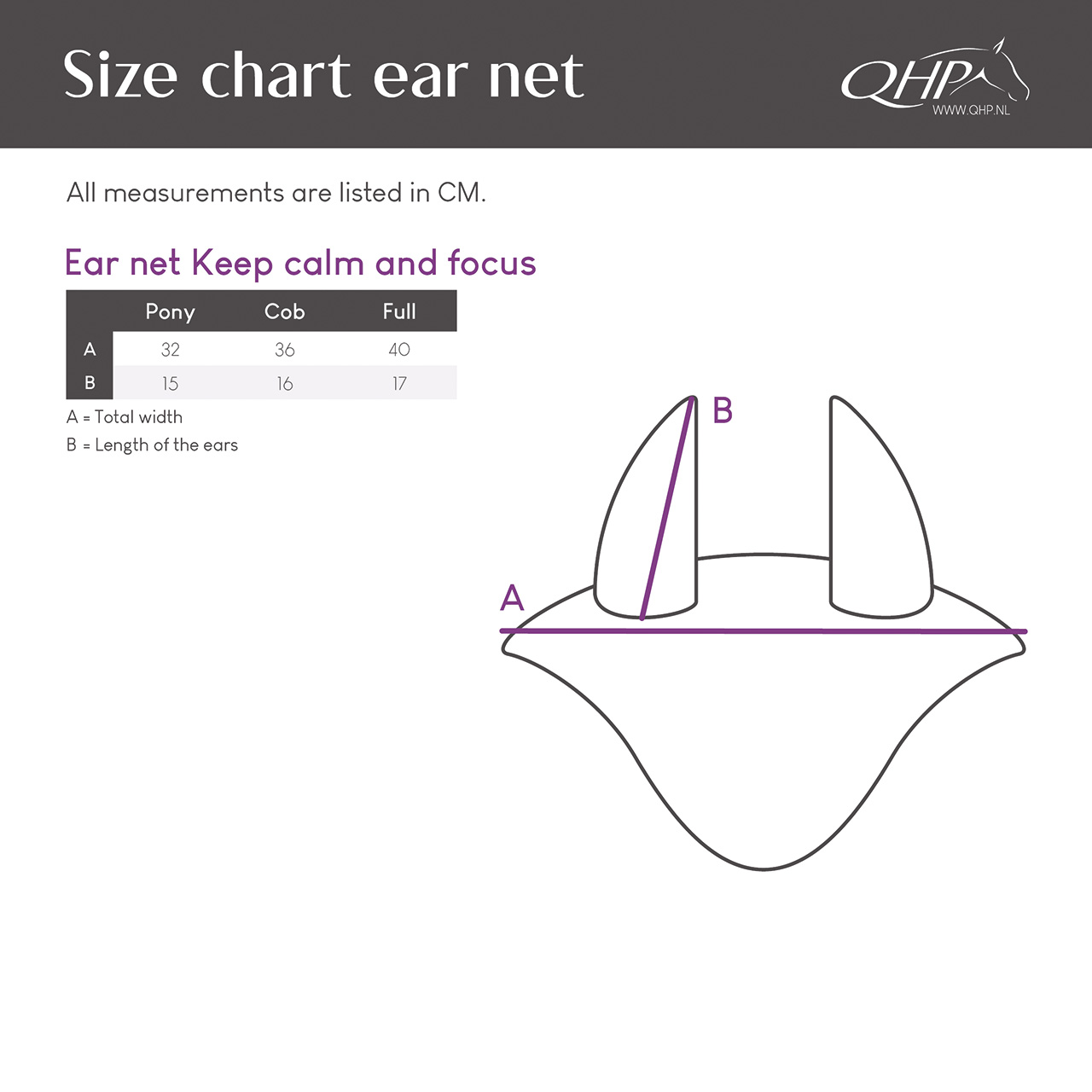 Ear net 'Keep calm and focus'
