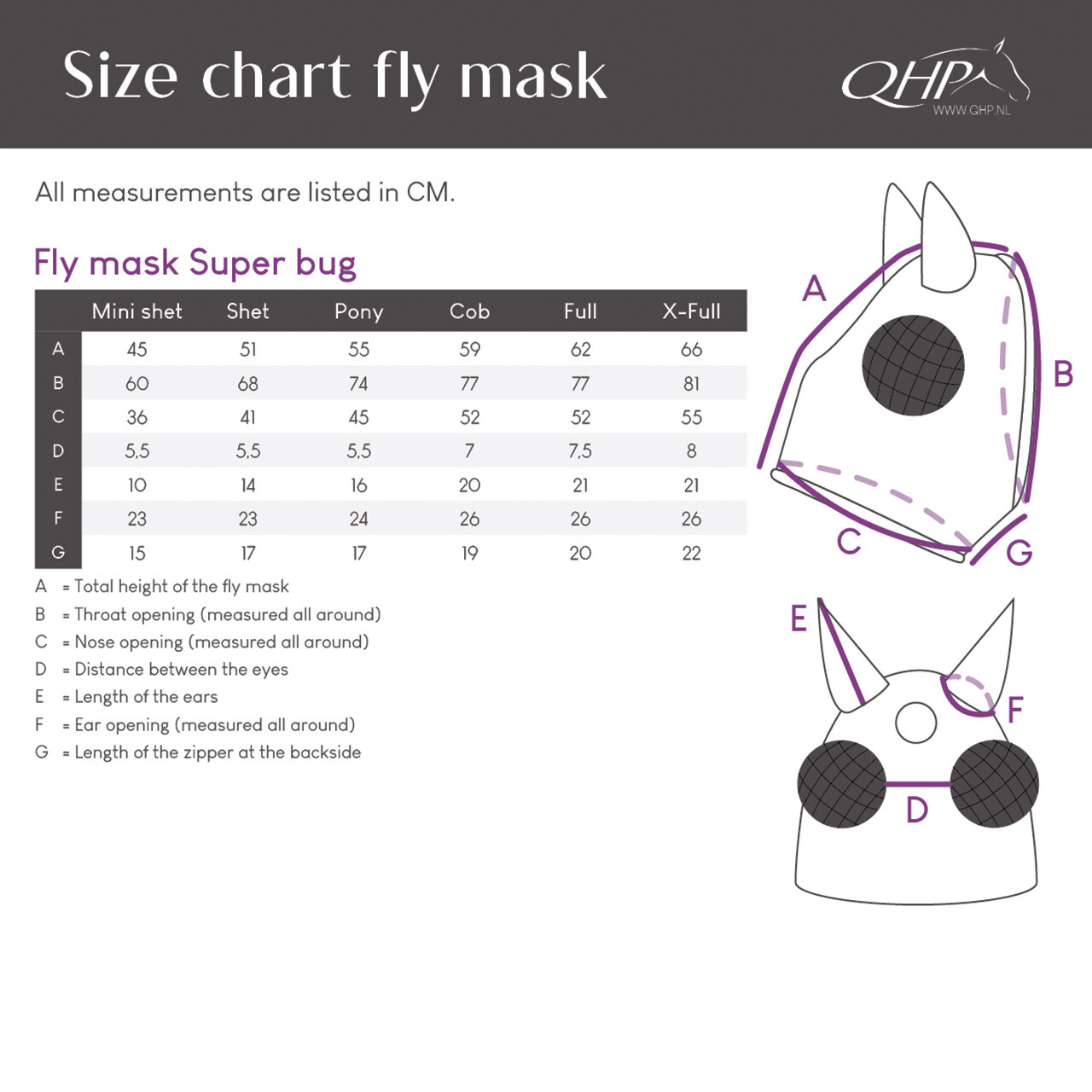 Fly Mask Super bug
