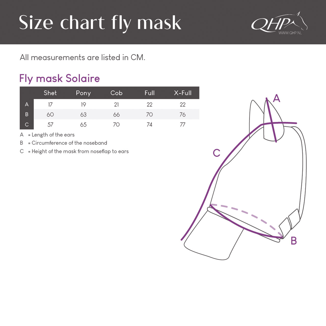 Fly mask Solaire