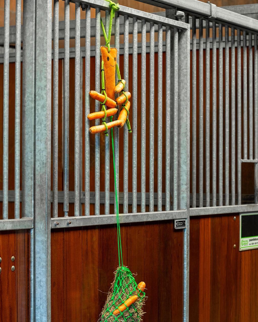 Horse toy with haynet