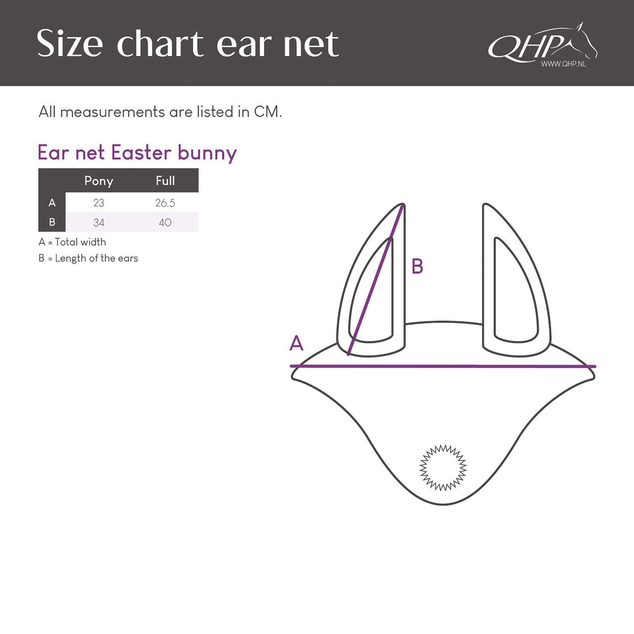 Ear net Easter bunny