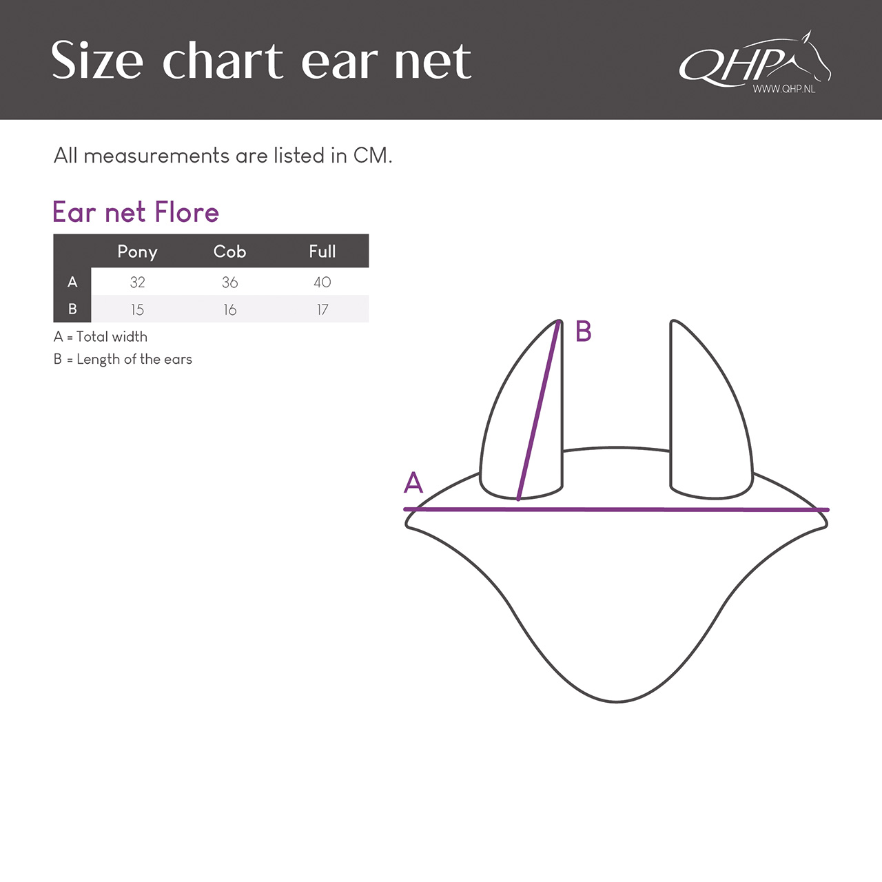 Ear net Flore soundless