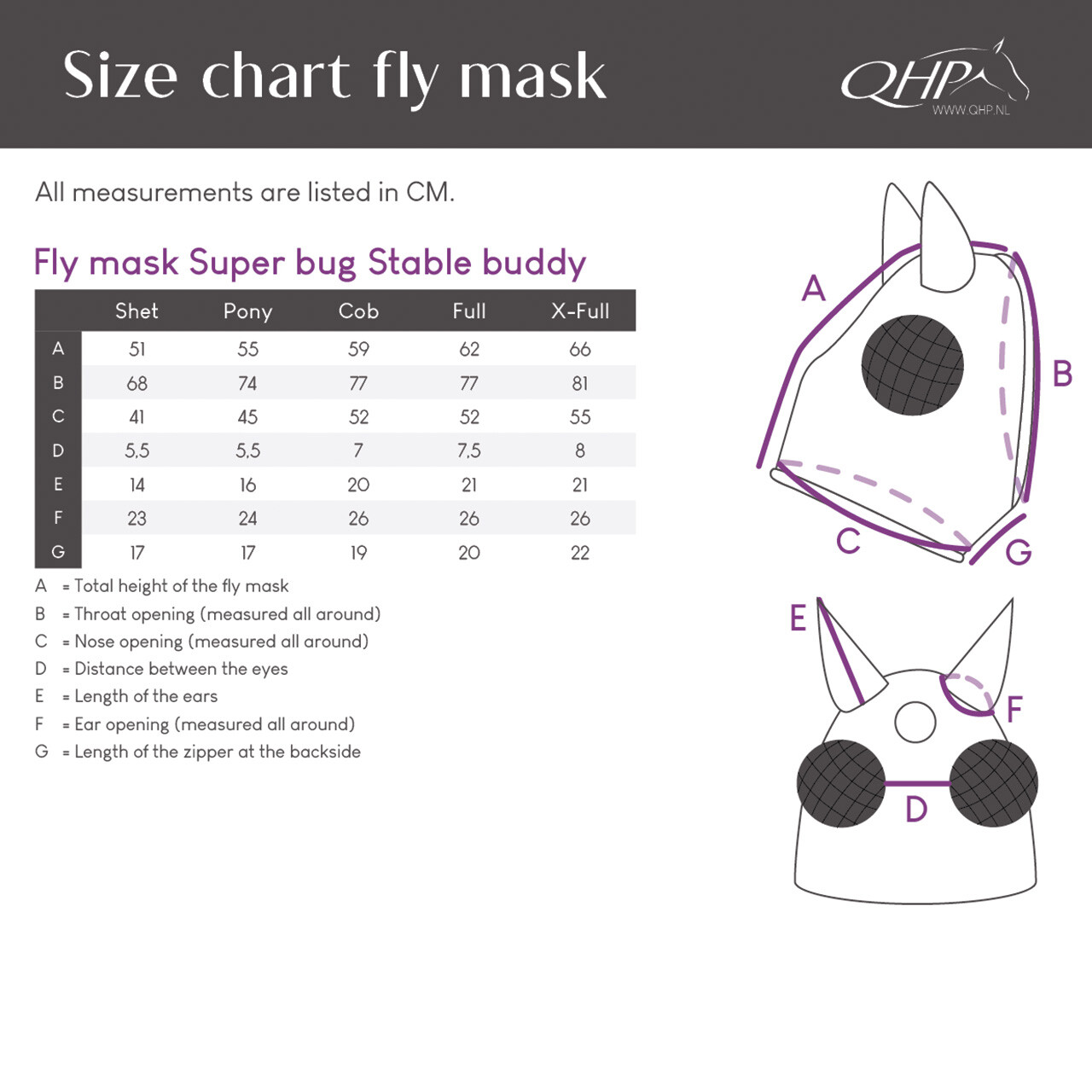 Fly mask Super bug Stable buddy