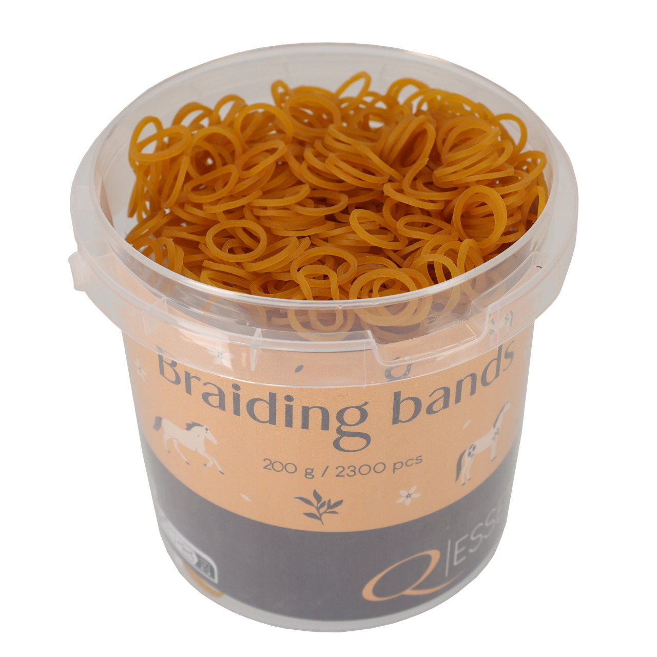 Rubber braiding bands bucket