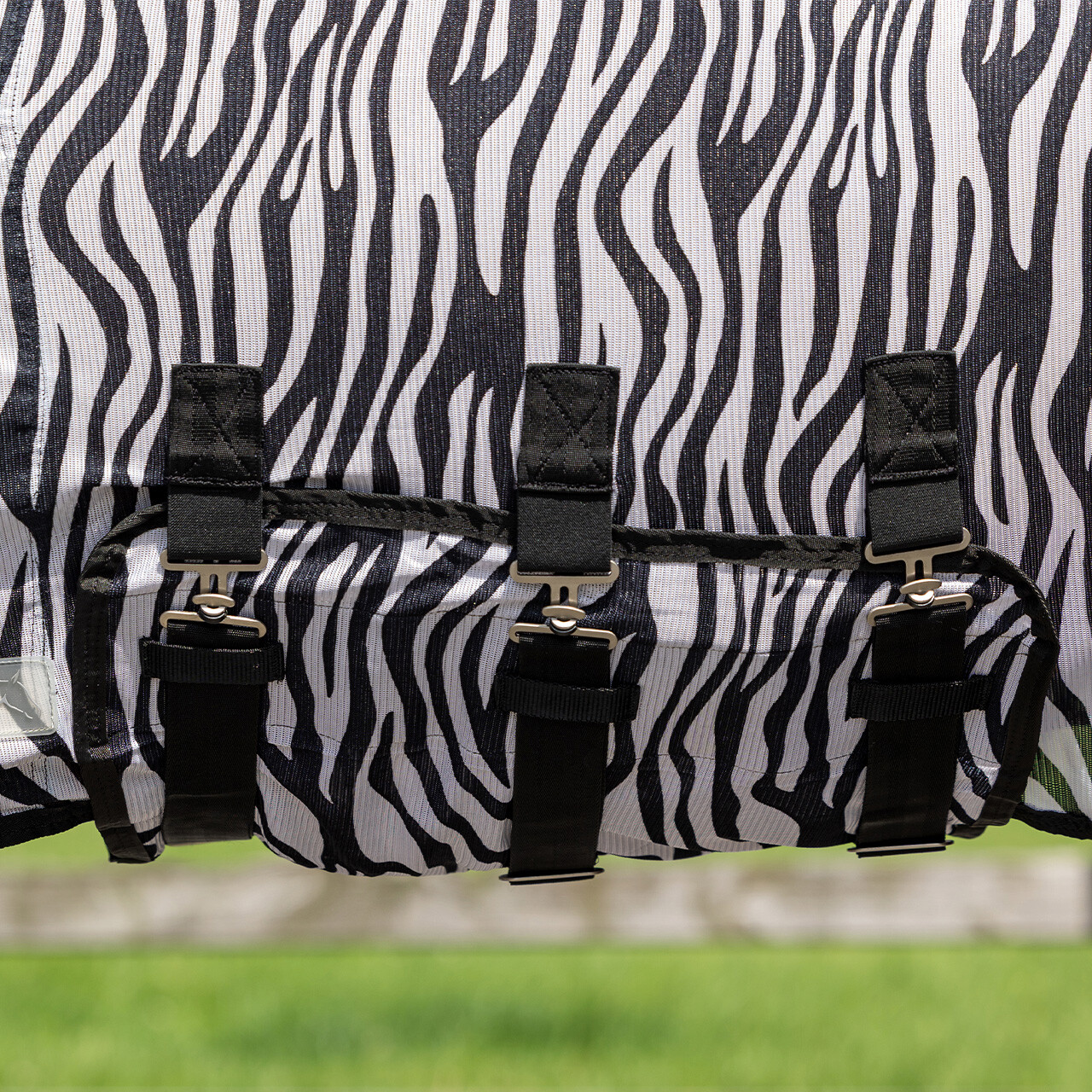 Fly rug with neck and hood