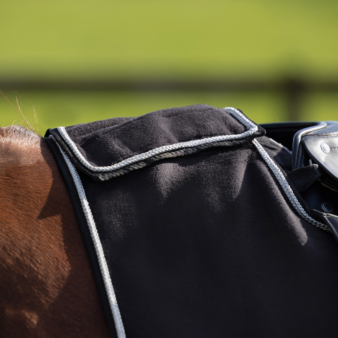 Exercise rug fleece ornament