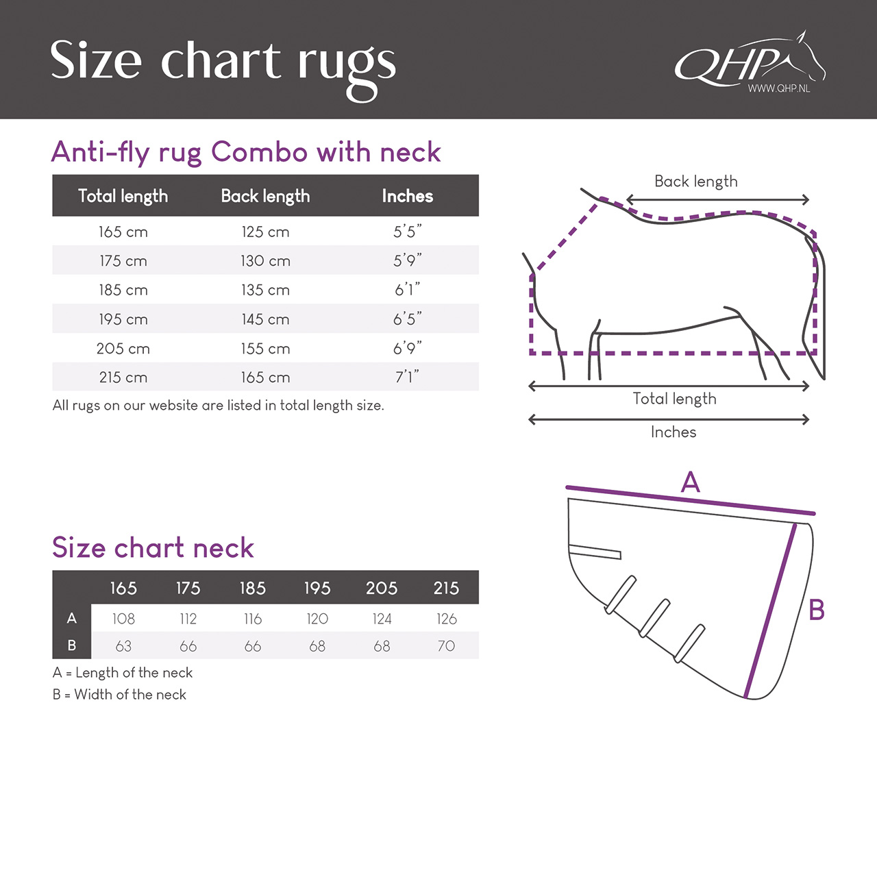 Fly rug Combo with neck