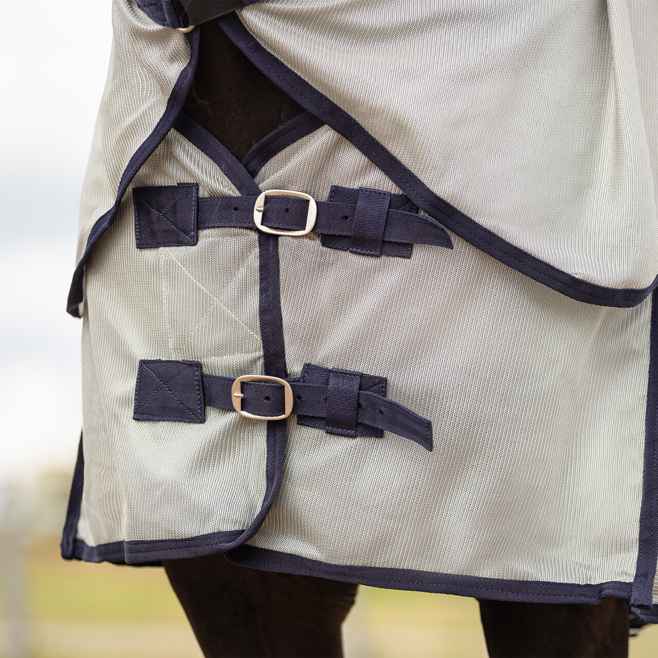 Fly sheet with detachable neck and mask Big neck