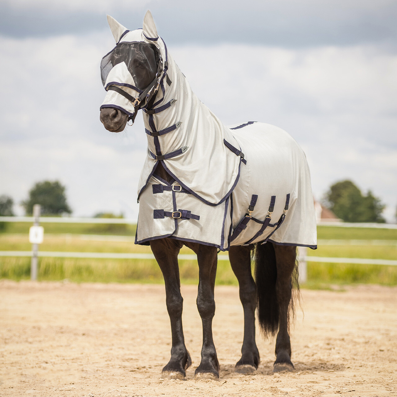 Fly sheet with detachable neck and mask Big neck