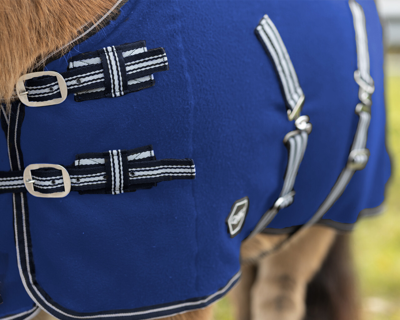 Fleece rug Shet with cross surcingles