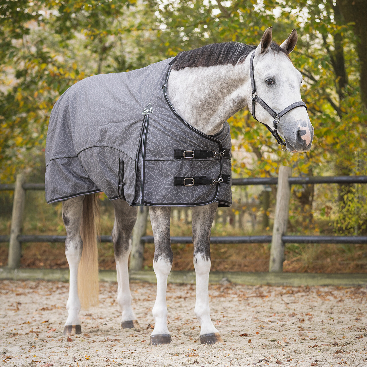 Turnout rug 1200D collection fleece lining